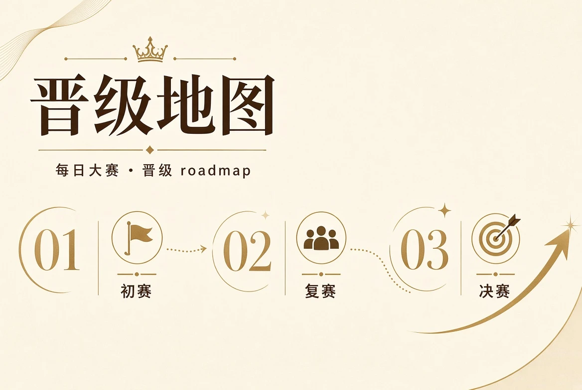 晋级路径主题视觉